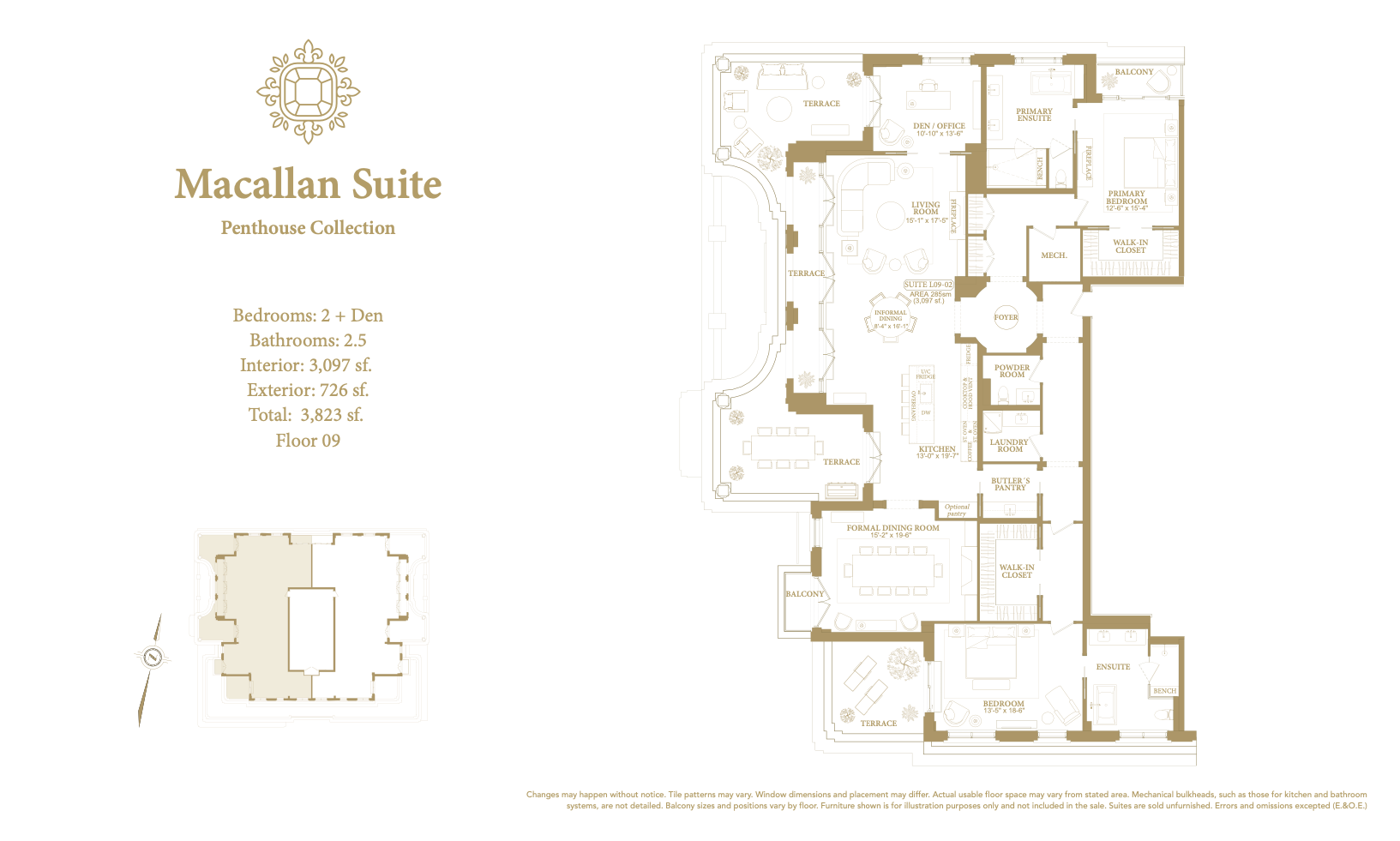 Macallan Suite floor plan